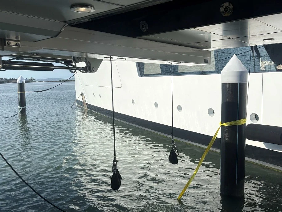 Annual Rescue Boat & Davit Inspection with 3x Boom Crane Operational Testing @ Fiji 🇫🇯